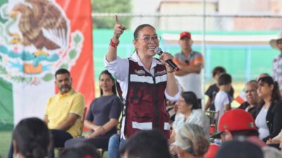 Desde Apozol, Vero Díaz pide unidad con Sheinbaum y proteger el bienestar