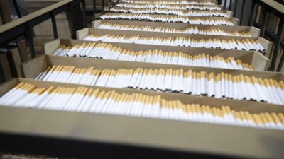 Aseguran 60 toneladas de cigarros en Huixquilucan